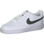 Reduzierte Weiße Nike Court Vision Low Sneaker für Damen Größe 36,5 mit Absatzhöhe bis 3cm 