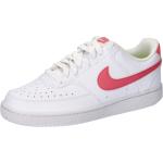 Reduzierte Weiße Nike Court Vision Low Sneaker für Damen Größe 38,5 mit Absatzhöhe bis 3cm 