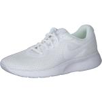 Reduzierte Weiße Nike Tanjun Damensneaker & Damenturnschuhe Größe 40,5 mit Absatzhöhe bis 3cm 