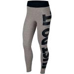 Nike Damen Sportswear Leg-A-See Leggings, Dark Grey Heather/Black, S