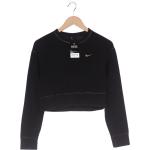 Reduzierte Schwarze Nike Damensweatshirts aus Fleece Größe S 
