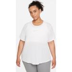 Reduzierte Silberne Kurzärmelige Nike T-Shirts aus Polyester für Damen Größe S 
