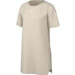 Nike Damen Tenniskleid W NSW Essntl Ss Dress Tshrt, Lt Orewood BRN/Sail, DV7882-104, M