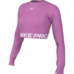 Pinke Nike Pro Damentops Cropped Übergrößen Große Größen 