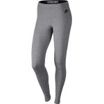 Nike Damen Trainings Fitness Hose Tight Leg-A-See Logo Legging grau schwarz, Größe:S
