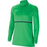 Reduzierte Grüne Nike Academy Damensweatshirts aus Polyester Größe M 