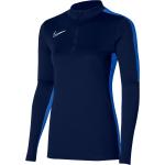 Reduzierte Royalblaue Nike Academy Damensweatshirts aus Polyester Größe XS 