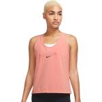Rosa Nike Tank-Tops aus Polyester für Damen für den für den Sommer 
