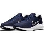 Blaue Nike Downshifter Herrenlaufschuhe aus Textil Atmungsaktiv 