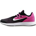 Nike Downshifter 9 (GS) Running Shoe, Black/White-