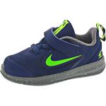 Blaue Nike Downshifter 9 Trailrunning Schuhe mit Riemchen leicht für Kinder Größe 26 