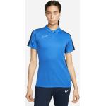 Blaue Nike Academy Damenpoloshirts & Damenpolohemden Größe M 