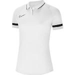Reduzierte Weiße Nike Academy Damenpoloshirts & Damenpolohemden 