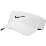 Weiße Nike Dri-Fit Herrenschirmmützen aus Polyester Größe L 