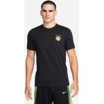 Reduzierte Schwarze Nike Dri-Fit T-Shirts mit Basketball-Motiv für Herren Größe 4 XL 