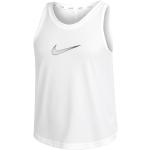 Weiße Nike Dri-Fit Tank Tops für Kinder & Kinderträgertops aus Polyester für Mädchen 