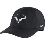 Schwarze Nike Dri-Fit Rafael Nadal Snapback-Caps mit Klettverschluss für Herren 