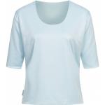 Blaue Nike Dri-Fit Rundhals-Ausschnitt T-Shirts aus Polyester für Damen Größe L 