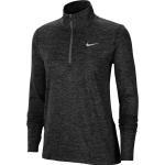 Nike Dri-FIT Element Laufshirt ½-ZIP Damen, schwarz, XL