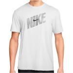Nike - Dri-FIT Fitness Cotton T-Shirt - Funktionsshirt Gr M weiß