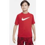 Rote Casual Nike Dri-Fit Kinder T-Shirts aus Polyester 