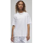 Reduzierte Weiße Bestickte Nike Essentials T-Shirts für Damen Größe XS 