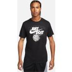 Reduzierte Schwarze Nike Dri-Fit T-Shirts mit Basketball-Motiv aus Jersey für Herren Größe 4 XL 