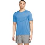 Blaue Nike Rise 365 T-Shirts für Herren Größe L 