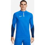 Blaue Langärmelige Nike Dri-Fit Herrenlongsleeves & Herrenlangarmshirts Größe XXL 