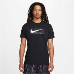 Reduzierte Schwarze Nike Dri-Fit T-Shirts mit Basketball-Motiv aus Jersey für Herren Größe 3 XL 