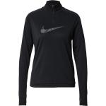 Schwarze Langärmelige Nike Dri-Fit Longsleeves & Langarmshirts aus Polyester Größe XL 