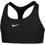 Nike Dri-Fit Swoosh Sport-BH Mädchen in schwarz, Größe: S