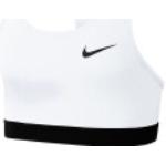 Nike Dri-FIT Swoosh Sport-BH, weiß, L, Damen