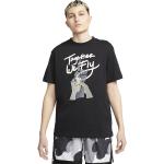 Reduzierte Schwarze Nike Dri-Fit T-Shirts mit Basketball-Motiv für Damen Größe S für den für den Sommer 