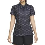 Schwarze Nike Dri-Fit Damenpoloshirts & Damenpolohemden aus Polyester Größe XS 