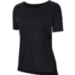 Nike Dri-FIT Yoga Shirt Damen, schwarz, XS
