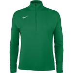 Grüne Nike Damenlongsleeves & Damenlangarmshirts mit Reißverschluss aus Polyester Größe XL 