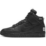 Schwarze Elegante Nike Dunk High High Top Sneaker & Sneaker Boots aus Leder für Herren Größe 38,5 