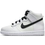 Weiße Nike Dunk High High Top Sneaker & Sneaker Boots aus Leder Leicht für Kinder Größe 29,5 
