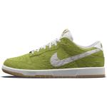 Grüne Nike Dunk Low Low Sneaker durchsichtig aus Leder für Damen Größe 43 