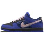 Blaue Nike Dunk Low Low Sneaker aus Leder für Herren Größe 42,5 