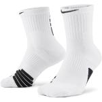 Weiße Nike Elite Socken & Strümpfe mit Basketball-Motiv Größe M 