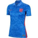 Blaue Nike Performance FA - Englischer Fußballverband England Trikots mit Ländermotiv für Damen zum Fußballspielen - Auswärts 2020/21 