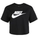 Schwarze Nike Essentials T-Shirts für Damen Größe L 