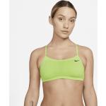 Reduzierte Gelbe Nike Essentials Bikini-Tops mit verstellbaren Trägern für Damen Größe S 