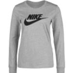 Graue Nike Essentials Damensweatshirts Größe S für den für den Herbst 