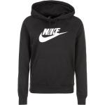 Schwarze Nike Essentials Nachhaltige Damensweatshirts mit Kapuze Größe XXL 
