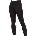 Schwarze Casual Nike Essentials 7/8 Leggings für Damen Größe XS 