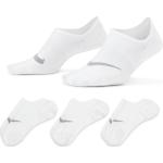 Nike Everyday Plus Lightweight Trainings-Footie-Socken für Damen (3 Paar) - Weiß