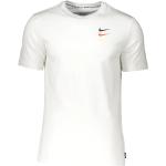 Weiße Kurzärmelige Nike Deutschland Rundhals-Ausschnitt Deutschland T-Shirts für Herren 
